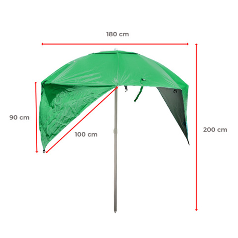 PARASOL PLAŻOWY OGRODOWY BALKONOWY TRITON 1B ZIELONY 180 CM PARASOL PLAŻOWY OGRODOWY BALKONOWY TRITON 1B ZIELONY 180 CM