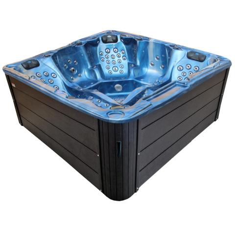 JACUZZI OGRODOWE WANNA SPA702 NIEBIESKA FALA OCEANU OBUDOWA ANTRACYT 230x230 CM JACUZZI OGRODOWE WANNA SPA702 NIEBIESKA FALA OCEANU OBUDOWA ANTRACYT 230x230 CM