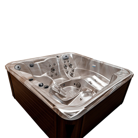 JACUZZI OGRODOWE WANNA SPA751 CAPPUCINO OBUDOWA KAWA 210x210 CM