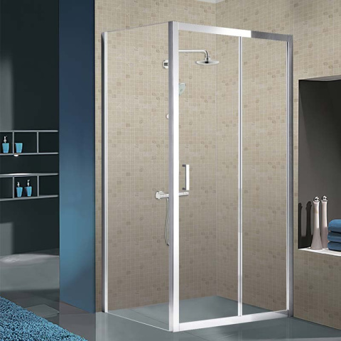 KABINA PRYSZNICOWA PROSTOKĄTNA KZ103B CHROM 110x80 CM KABINA PRYSZNICOWA PROSTOKĄTNA KZ103B CHROM 110x80 CM