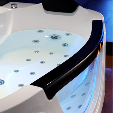 WANNA Z HYDROMASAŻEM PARMA 924 BIAŁA 160x88 CM WANNA Z HYDROMASAŻEM PARMA 924 BIAŁA 160x88 CM