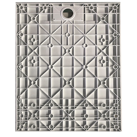 BRODZIK PRYSZNICOWY KAMIENNY PROSTOKĄTNY SLIM RIKO BIAŁY 140x80 CM