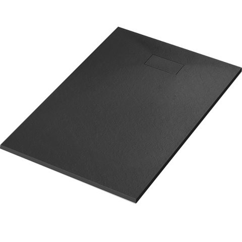 BRODZIK PRYSZNICOWY KAMIENNY PROSTOKĄTNY SLIM JUKO CZARNY 110x70 CM BRODZIK PRYSZNICOWY KAMIENNY PROSTOKĄTNY SLIM JUKO CZARNY 110x70 CM