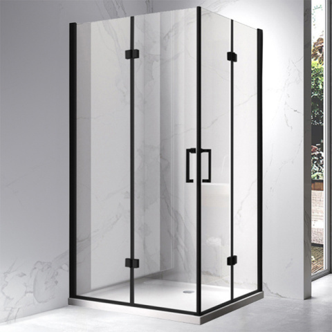 KABINA PRYSZNICOWA PROSTOKĄTNA KZ12A CZARNA 90x80 CM KABINA PRYSZNICOWA PROSTOKĄTNA KZ12A CZARNA 90x80 CM