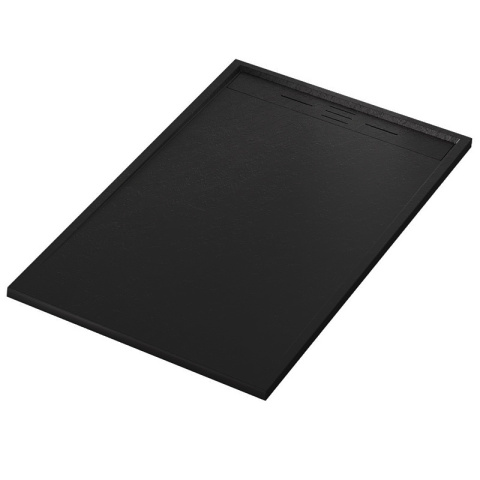 BRODZIK PRYSZNICOWY KAMIENNY PROSTOKĄTNY SLIM DEKO CZARNY 130x90 CM BRODZIK PRYSZNICOWY KAMIENNY PROSTOKĄTNY SLIM DEKO CZARNY 130x90 CM