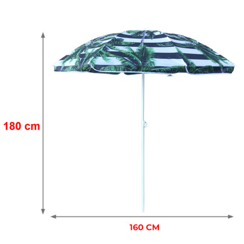 PARASOL PLAŻOWY OGRODOWY BALKONOWY KORAL 1B 180 CM