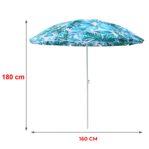 PARASOL PLAŻOWY OGRODOWY BALKONOWY KORAL 1A 180 CM