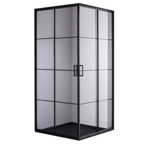 KABINA PRYSZNICOWA KWADRATOWA BL32B CZARNA 90x90 CM KABINA PRYSZNICOWA KWADRATOWA BL32B CZARNA 90x90 CM