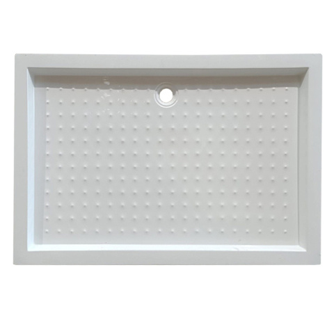BRODZIK PRYSZNICOWY PROSTOKĄTNY WYSOKI SXL03F BIAŁY 130x80 CM