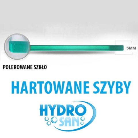 KABINA PRYSZNICOWA PÓŁOKRĄGŁA Z BRODZIKIEM WSH302A CHROM 80x80 CM
