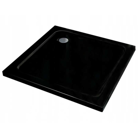 BRODZIK PRYSZNICOWY KWADRATOWY SLIM ST02A CZARNY 80x80x5 CM BRODZIK PRYSZNICOWY KWADRATOWY SLIM ST02A CZARNY 80x80x5 CM
