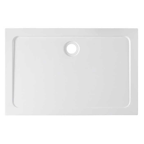 BRODZIK PRYSZNICOWY PROSTOKĄTNY SLIM ST03E BIAŁY 90x80 CM