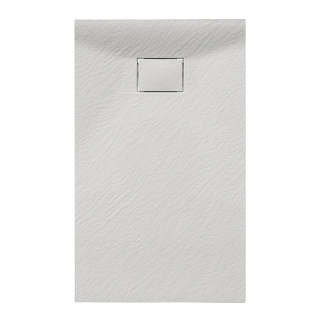 BRODZIK PRYSZNICOWY KAMIENNY PROSTOKĄTNY SLIM JUKO BIAŁY 120x90 CM