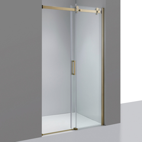 DRZWI PRYSZNICOWE SH03C ZŁOTE 105-110 CM 8 MM DRZWI PRYSZNICOWE SH03C ZŁOTE 105-110 CM 8 MM