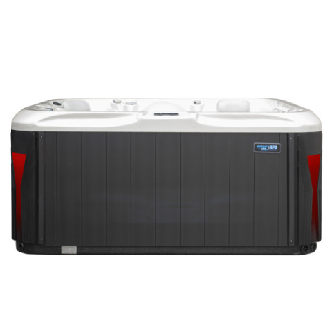 JACUZZI OGRODOWE WANNA SPA531 BIAŁA PERŁA OBUDOWA ANTRACYT 200x200 CM
