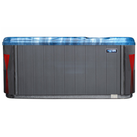 JACUZZI OGRODOWE WANNA SPA566 FULL NIEBISKA FALA OCEANU OBUDOWA ANTRACYT 200x200 CM JACUZZI OGRODOWE WANNA SPA566 FULL NIEBISKA FALA OCEANU OBUDOWA ANTRACYT 200x200 CM