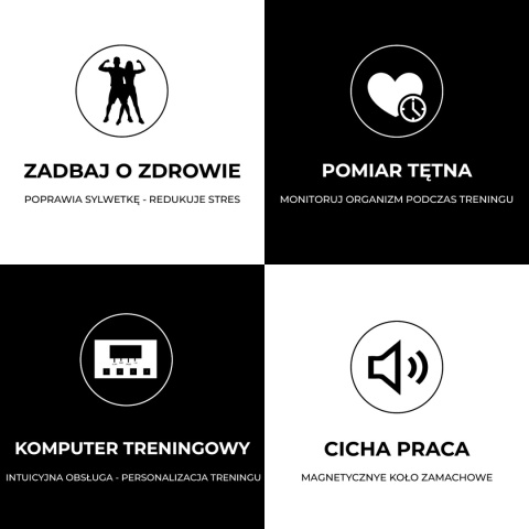 TRENAŻER ELIPTYCZNY ROWER TRENINGOWY ORBITREK MAGNETYCZNY FLEX WHITE TRENAŻER ELIPTYCZNY ROWER TRENINGOWY ORBITREK MAGNETYCZNY FLEX WHITE
