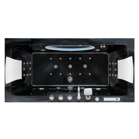 WANNA SPA Z HYDROMASAŻEM IRIS CZARNA FALA 933A BLACK CZARNA 150x84 WANNA SPA Z HYDROMASAŻEM IRIS CZARNA FALA 933A BLACK CZARNA 150x84