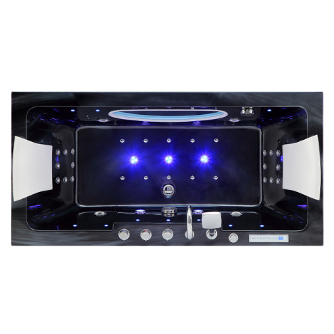 WANNA SPA Z HYDROMASAŻEM IRIS CZARNA FALA 933A BLACK CZARNA 150x84 WANNA SPA Z HYDROMASAŻEM IRIS CZARNA FALA 933A BLACK CZARNA 150x84