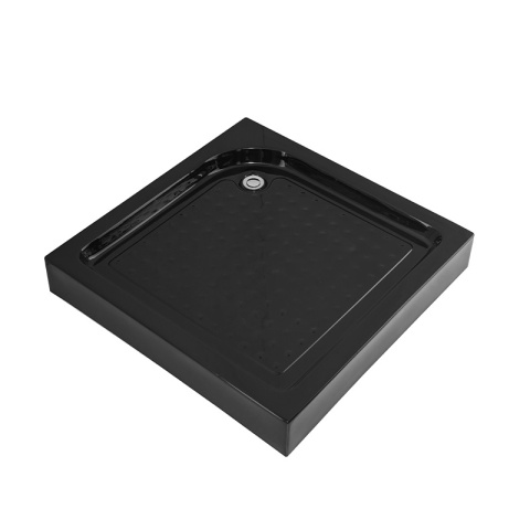 BRODZIK PRYSZNICOWY KWADRATOWY WYSOKI SXL02C CZARNY 100x100 CM