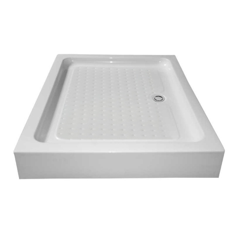 BRODZIK PRYSZNICOWY PROSTOKĄTNY WYSOKI SXL03B BIAŁY 90x80 CM