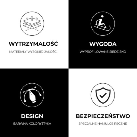 SANKI DZIECIĘCE Z HAMULCEM ŚLIZG PLASTIKOWY SKIPPER ZIELONE SANKI DZIECIĘCE Z HAMULCEM ŚLIZG PLASTIKOWY SKIPPER ZIELONE