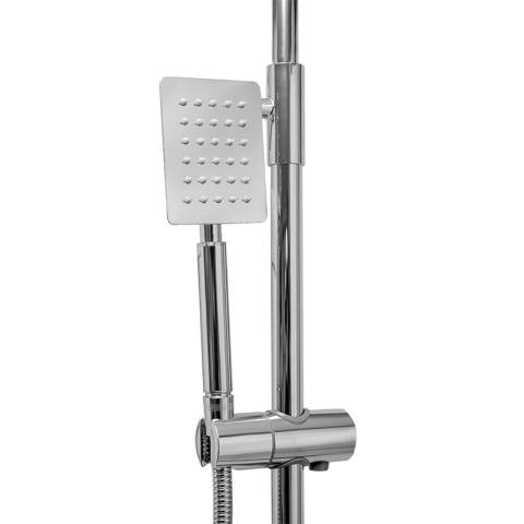 BATERIA PRYSZNICOWA Z TERMOSTATEM I DESZCZOWNICĄ T151A CHROM