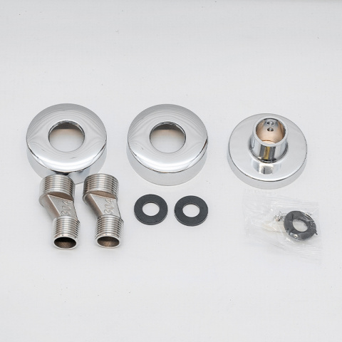 BATERIA PRYSZNICOWA Z TERMOSTATEM I DESZCZOWNICĄ T151A CHROM