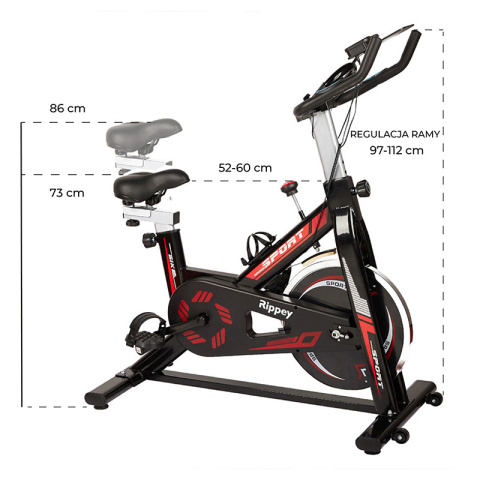 ROWER STACJONARNY SPINNINGOWY DOMOWY HERO ROWER STACJONARNY SPINNINGOWY DOMOWY HERO