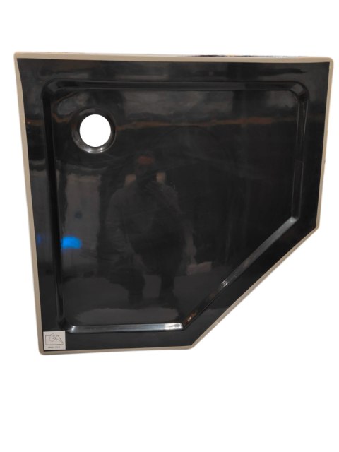 BRODZIK PRYSZNICOWY PIĘCIOKĄTNY SLIM ST08C CZARNY POWYSTAWOWY 148 100x100 CM BRODZIK PRYSZNICOWY PIĘCIOKĄTNY SLIM ST08C CZARNY POWYSTAWOWY 148 100x100 CM