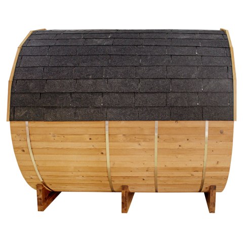 SAUNA OGRODOWA FIŃSKA BECZKA Z PIECEM ASKER 4-6 OSOBOWA 210x240 CM SAUNA OGRODOWA FIŃSKA BECZKA Z PIECEM ASKER 4-6 OSOBOWA 210x240 CM