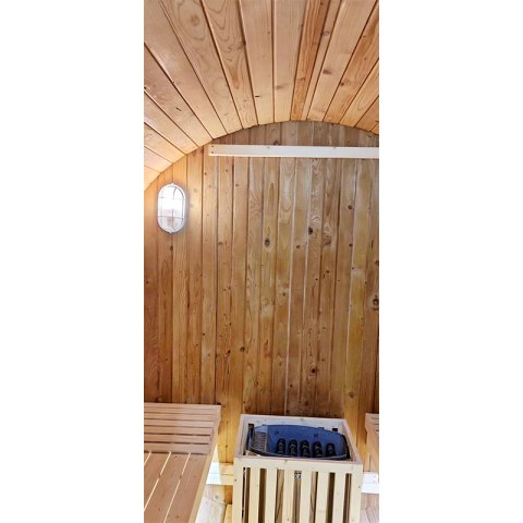SAUNA OGRODOWA FIŃSKA BECZKA Z PIECEM ASKER 4-6 OSOBOWA 210x240 CM SAUNA OGRODOWA FIŃSKA BECZKA Z PIECEM ASKER 4-6 OSOBOWA 210x240 CM