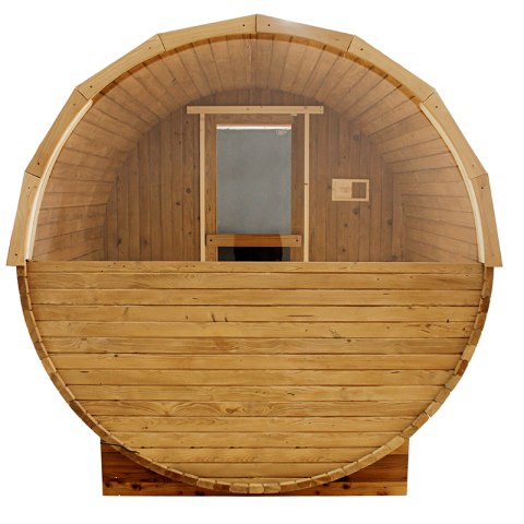 SAUNA OGRODOWA FIŃSKA BECZKA Z PIECEM FORSA-HG 4-6 OSOBOWA 210x180 CM SAUNA OGRODOWA FIŃSKA BECZKA Z PIECEM FORSA-HG 4-6 OSOBOWA 210x180 CM
