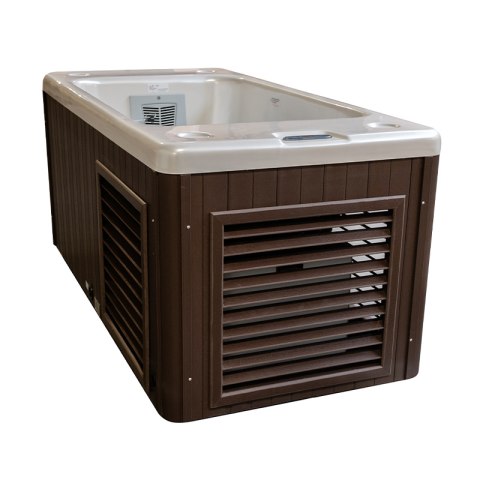 WANNA LODOWA COLD TUB KRIOTERAPIA BERINGA 686 BIAŁA PERŁA OBUDOWA KAWA