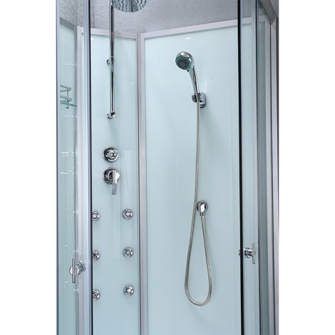 KABINA PRYSZNICOWA Z HYDROMASAŻEM WSH7703A CHROM 80x80 CM KABINA PRYSZNICOWA Z HYDROMASAŻEM WSH7703A CHROM 80x80 CM