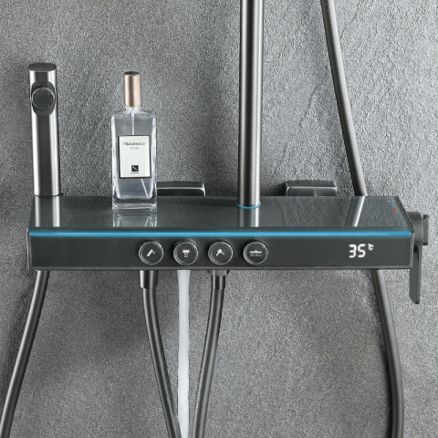 BATERIA PRYSZNICOWA NATYNKOWA F19-GR SZARA LCD BATERIA PRYSZNICOWA NATYNKOWA F19-GR SZARA LCD