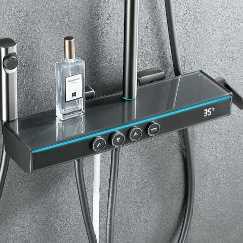 BATERIA PRYSZNICOWA NATYNKOWA F19-GR SZARA LCD BATERIA PRYSZNICOWA NATYNKOWA F19-GR SZARA LCD