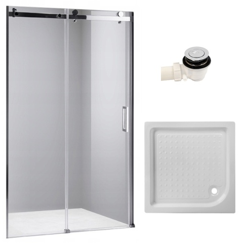 DRZWI PRYSZNICOWE Z BRODZIKIEM SH03B/SXL02C CHROM/BIAŁY 95-100/100x100 CM 8 MM DRZWI PRYSZNICOWE Z BRODZIKIEM SH03B/SXL02C CHROM/BIAŁY 95-100/100x100 CM 8 MM