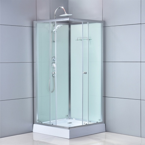 KABINA PRYSZNICOWA KWADRATOWA Z BRODZIKIEM WSH308 CHROM 90x90 CM KABINA PRYSZNICOWA KWADRATOWA Z BRODZIKIEM WSH308 CHROM 90x90 CM
