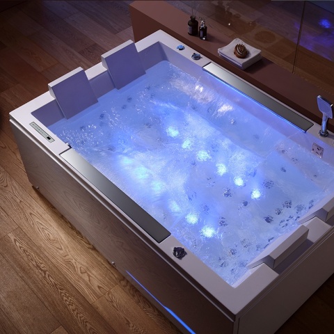 WANNA Z HYDROMASAŻEM KARI 942 BIAŁA 180x120 CM WANNA Z HYDROMASAŻEM KARI 942 BIAŁA 180x120 CM