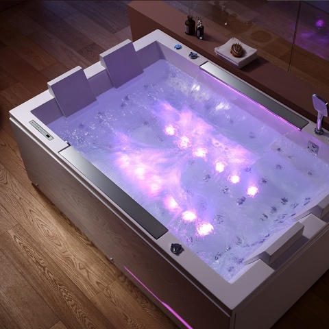 WANNA Z HYDROMASAŻEM KARI 942 BIAŁA 180x120 CM WANNA Z HYDROMASAŻEM KARI 942 BIAŁA 180x120 CM