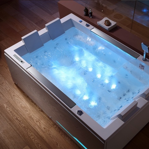 WANNA Z HYDROMASAŻEM KARI 942 BIAŁA 180x120 CM WANNA Z HYDROMASAŻEM KARI 942 BIAŁA 180x120 CM