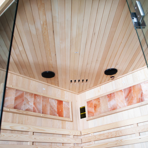 SAUNA FIŃSKA WYSOKOTEMPERATUROWA Z PIECEM KEMI7/HARVIA 8KW 5-6 OSOBOWA 180x180 CM SAUNA FIŃSKA WYSOKOTEMPERATUROWA Z PIECEM KEMI7/HARVIA 8KW 5-6 OSOBOWA 180x180 CM
