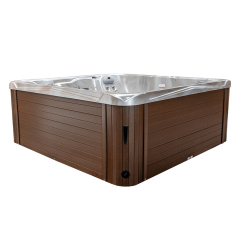 JACUZZI OGRODOWE WANNA SPA751 CAPPUCINO OBUDOWA KAWA 210x210 CM