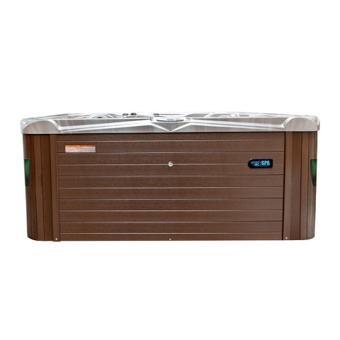 JACUZZI OGRODOWE WANNA SPA751 CAPPUCINO OBUDOWA KAWA 210x210 CM