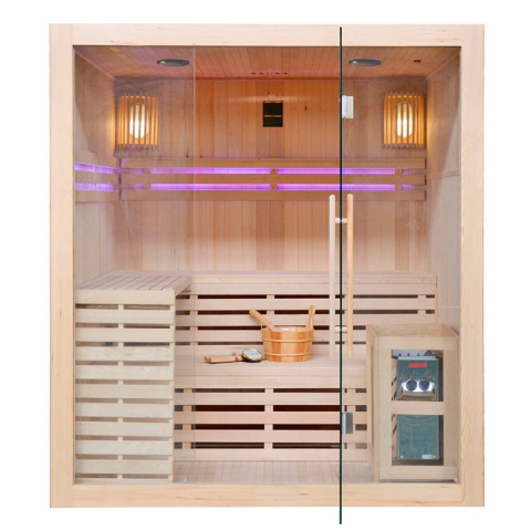 SAUNA FIŃSKA WYSOKOTEMPERATUROWA Z PIECEM OSLO5/HARVIA 6KW 4-5 OSOBOWA 180x160 CM