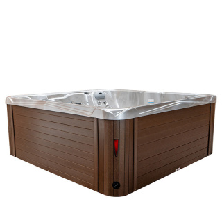 JACUZZI OGRODOWE WANNA SPA751 CAPPUCINO OBUDOWA KAWA 210x210 CM