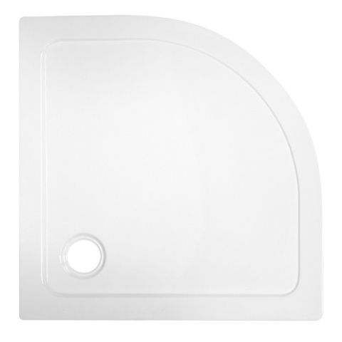 BRODZIK PRYSZNICOWY PÓŁOKRĄGŁY SLIM ST01B BIAŁY 90x90 CM