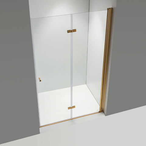 DRZWI PRYSZNICOWE SH01D ZŁOTE 110 CM 6 MM DRZWI PRYSZNICOWE SH01D ZŁOTE 110 CM 6 MM