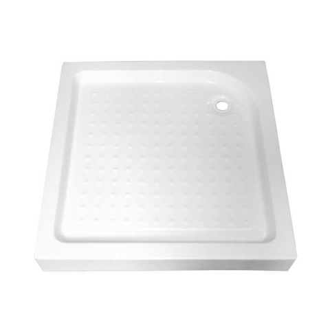 BRODZIK PRYSZNICOWY KWADRATOWY WYSOKI SXL02A BIAŁY 80x80 CM
